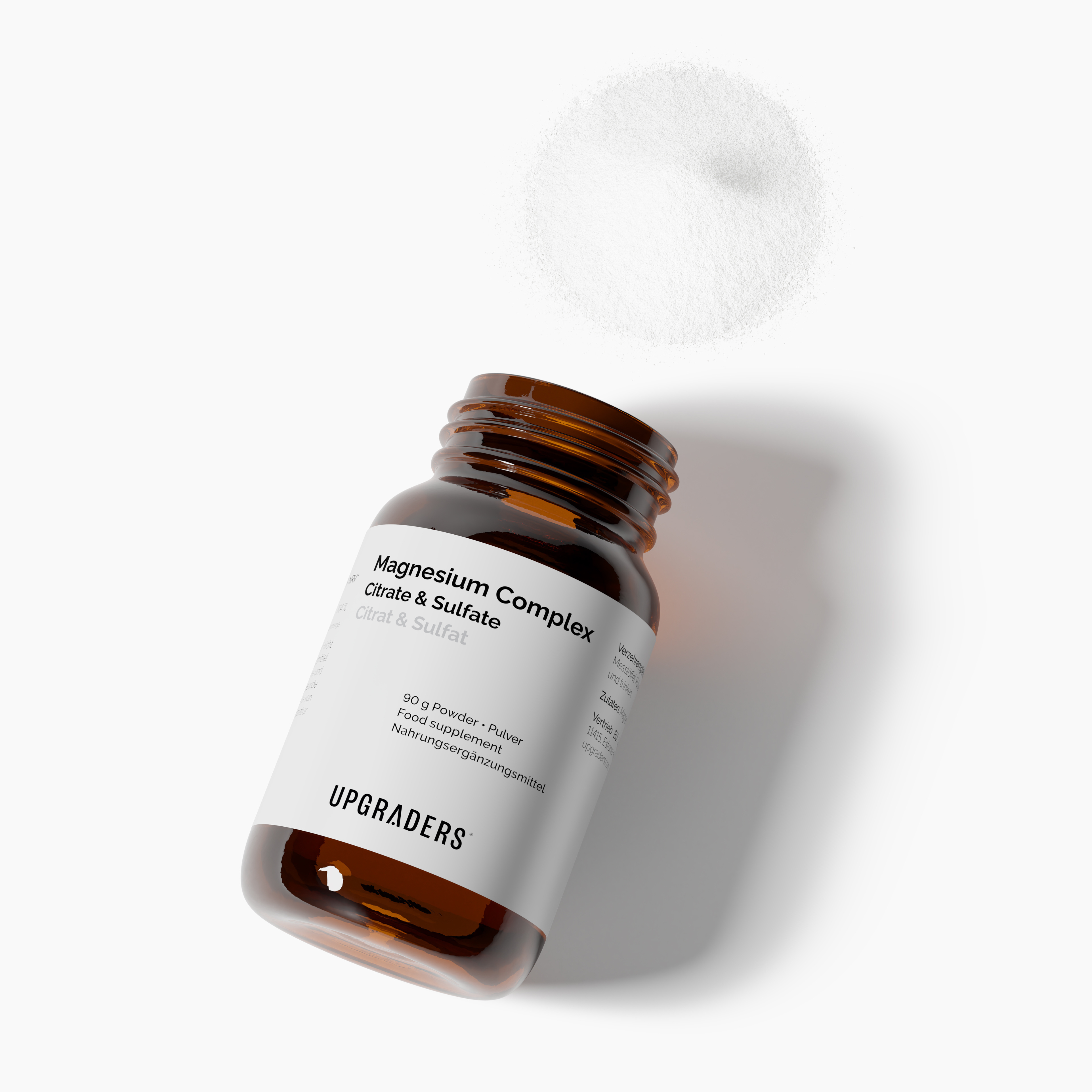 Magnesium Citate Sulfate Powder bottle