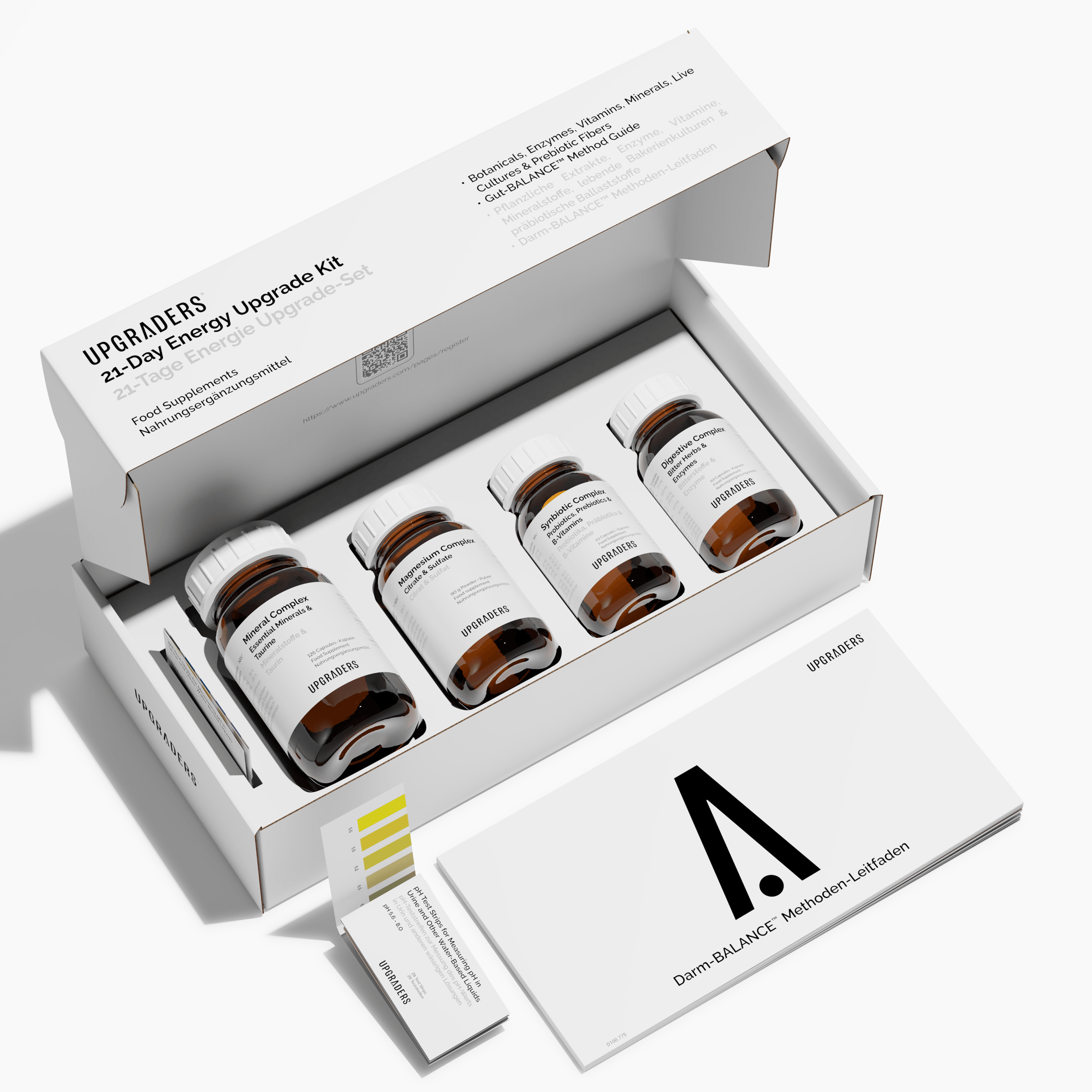 21-Day Gut Reset PRO Program bottles in an energy upgrade kit for weight management and healthy aging.