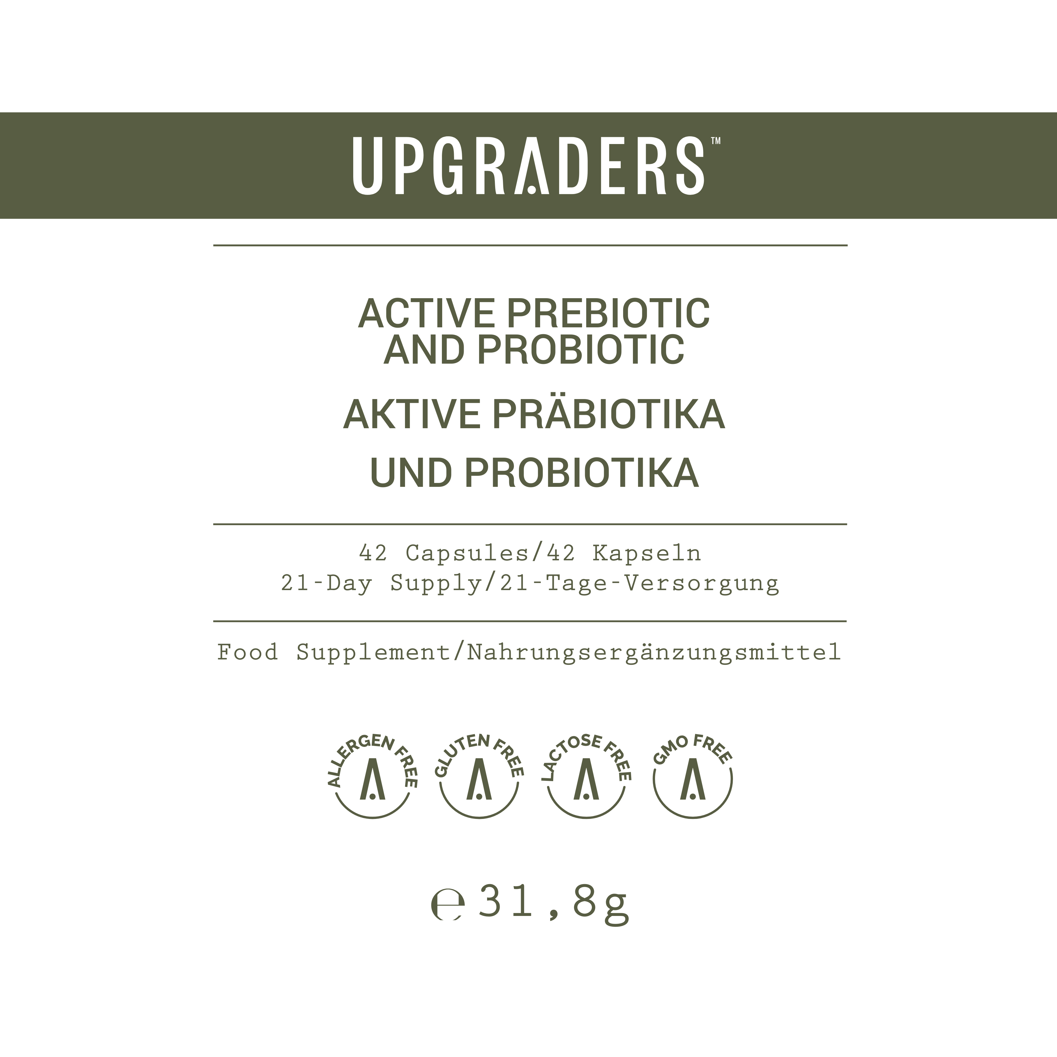 GUT REBUILD: Bioidentical Probiotic + Prebiotic for Gut Health, Immunity & Metabolism