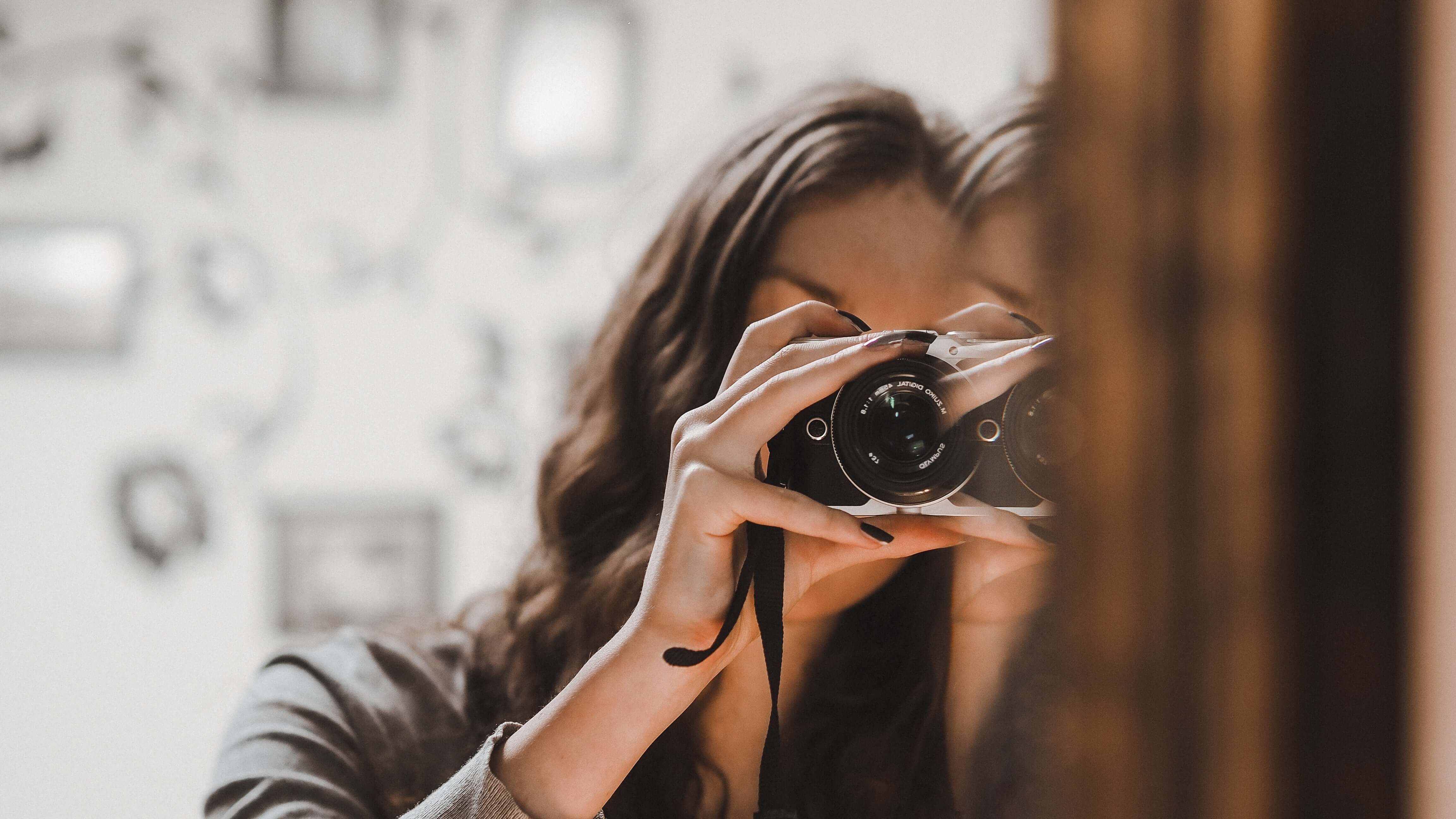 a photographer taking photos