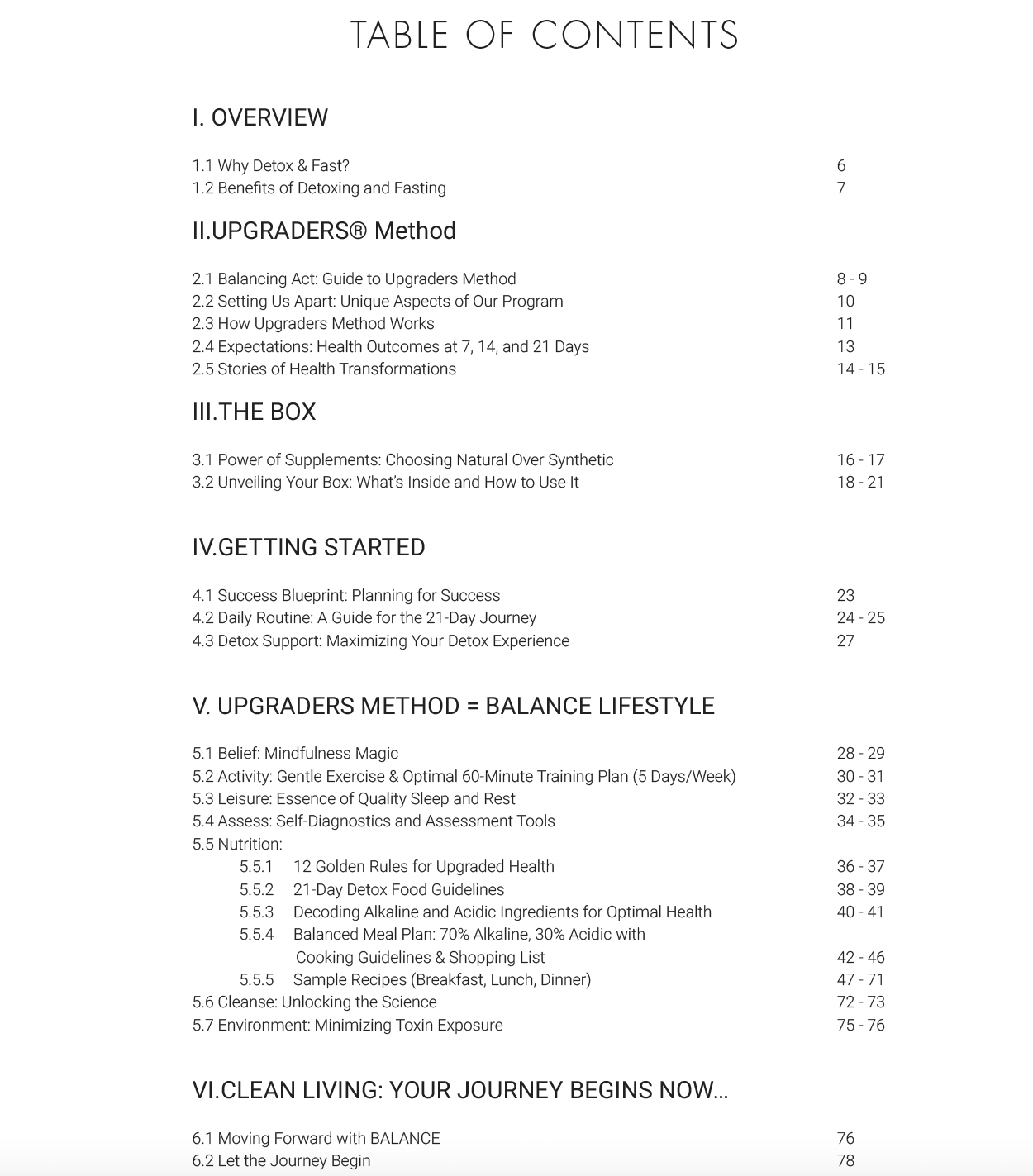 UPGRADERS® Method Guide (Digital Edition)